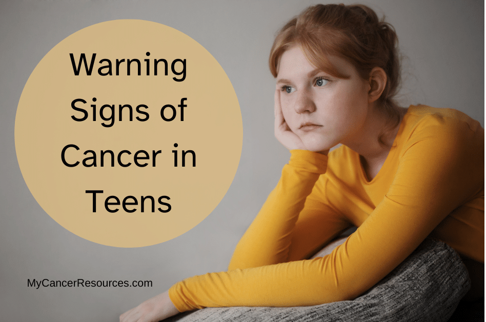 Redhead teen wondering about the signs of cancer in teens