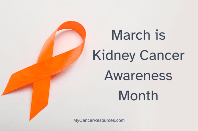Orange ribbon for kidney cancer awareness month