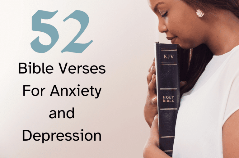 Woman holding Bible to search for verses about anxiety and depression